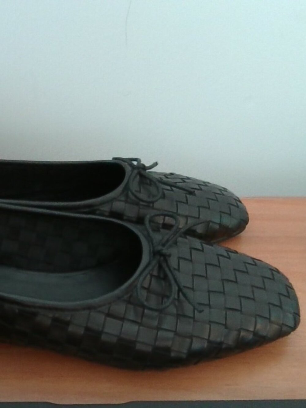Italian Leather Handwoven Square Toe Ballet Flat Size 6 Women's - Picture 4 of 7